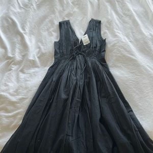 Abercrombie small petite black maxi dress with tags